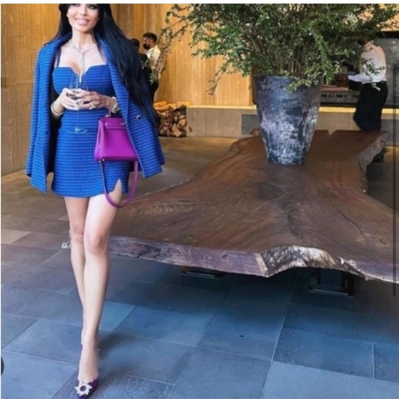 Zara TEXTURED WEAVE TANK DRESS Size Large - Picture 2 of 9